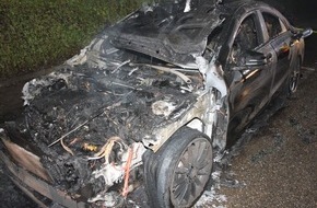 Polizeidirektion Landau: POL-PDLD: Zwei Autos brennen aus