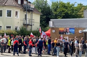 IGBCE Nord: 150 Beschäftigte im Industriepark Walsrode demonstrieren für Tarifforderungen