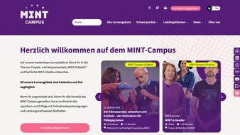 matrix gGmbH: Klimawandel, KI oder ChatGPT - einfach weiterbilden auf der neuen kostenfreien Lernplattform MINT-Campus / Hier wird MINT konkret