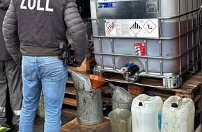 Zollfahndungsamt München: ZOLL-M: Schmieröl als Dieselkraftstoff verkauft.