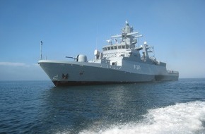 Presse- und Informationszentrum Marine: Einsatz UNIFIL - Rostocker Korvette sticht in See
