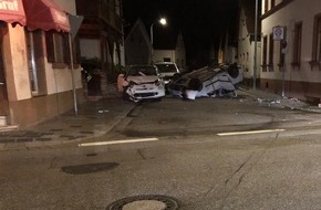 Polizeidirektion Landau: POL-PDLD: Schwerer Verkehrsunfall mit zwei PKW