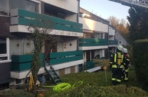 Feuerwehr Haan: FW-HAAN: Kellerbrand in Mehrfamilienhaus an der Heinhauser Höh