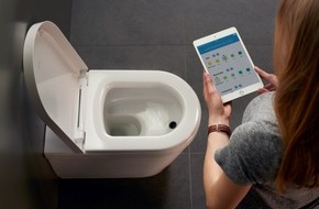 DURAVIT AG: Die Toilette der Zukunft: Duravit präsentiert das erste App-gesteuert WC mit automatischer Urinanalyse auf der ISH in Frankfurt