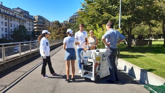 IG saubere Umwelt IGSU: Communiqué: «Lausanne: les ambassadeurs IGSU veillent à la propreté des manifestations»