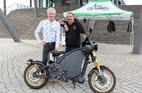 eROCKIT Group: Brandenburger Elektromotorrad rockt den Börsentag Dresden