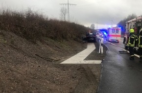 Polizeidirektion Pirmasens: POL-PDPS: A62 Unfall durch medizinischen Notfall