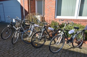 Polizeiinspektion Rotenburg: POL-ROW: ++ Wem gehören die Fahrräder? - Die Bremervörder Polizei bittet um Mithilfe! ++