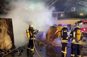Freiwillige Feuerwehr der Stadt Goch: FF Goch: Hoher Sachschaden nach Gebäudebrand