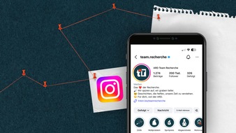 ARD Presse: "ARD team.recherche" knackt Marke von 200.000 Followern auf Instagram - erfolgreiches Angebot von ARD-Politikmagazinen f&uuml;r j&uuml;ngere Zielgruppen
