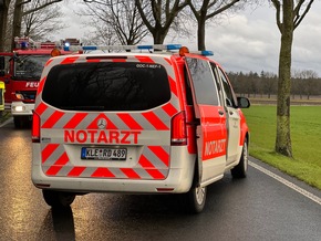 Feuerwehr Weeze: Schwerer Verkehrsunfall mit Todesfolge