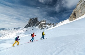 Montafon Tourismus: Skitour Montafon Traverse: Im Reich der wilden Felsen - BILD