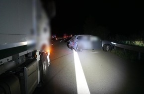 Polizeiinspektion Rotenburg: POL-ROW: ++ Tödlicher Verkehrsunfall auf der A1: Polizei sucht dringend Zeugen ++ Bitte teilen! ++