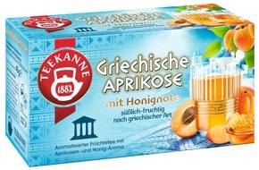 Teekanne GmbH & Co. KG: Pressemitteilung: Urlaubsfeeling aus der Teetasse mit TEEKANNE Griechische Aprikose