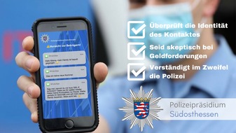 Polizeipräsidium Südosthessen: POL-OF: Warnung vor "WhatsApp"-Betrügern; Einbrüche in Baustellen und Schnellrestaurant; Farbschmierereien; Unfälle und Unfallfluchten; Eigentümer stellen Motorraddieb; Rhönschafe geklaut