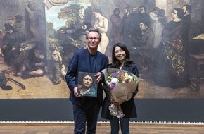 Leopold Museum: LEOPOLD MUSEUM: 100.000. BESUCHERIN DER AUSSTELLUNG GUSTAVE COURBET