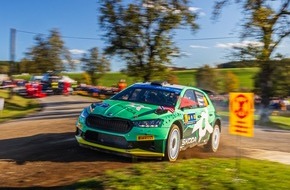 Skoda Auto Deutschland GmbH: Rallye Zentraleuropa: Škoda feiert WRC2-Dreifachsieg, Andreas Mikkelsen gewinnt WRC2-Meisterschaft