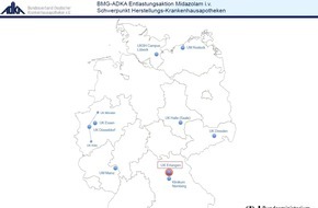 ADKA Bundesverband Deutscher Krankenhausapotheker: SARS-CoV-2-Pandemie: Einmalige BMG-ADKA Entlastungsaktion Midazolam i.v. erfolgreich umgesetzt - Krankenhausapotheker unterstützen die sichere Arzneimittelversorgung in der Intensivmedizin