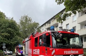 Feuerwehr Essen: FW-E: Feuer auf dem Balkon eines Mehrfamilienhauses - keine Verletzten