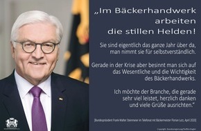 Zentralverband des Deutschen Bäckerhandwerks e.V.: Lob und Anerkennung für Deutsches Bäckerhandwerk