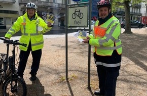 Polizeipräsidium Mittelhessen - Pressestelle Wetterau: POL-WE: Sicher unterwegs mit dem Fahrrad ! - Deutschlandweiter Aktionstag auch in der Wetterau