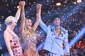 ProSieben: Krönender Abschluss. Lea und Jermaine gewinnen "Germany's Next Topmodel - by Heidi Klum". 4,13 Mio. Menschen schauen zu / 18,8 Prozent Marktanteil für das #GNTM-Finale