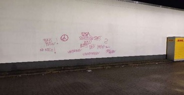 Polizeiinspektion Emsland/Grafschaft Bentheim: POL-EL: Lingen - Wände mit Graffiti beschmiert - Zeugen gesucht