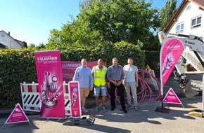 Deutsche Telekom AG: Glasfaserausbau in K&uuml;nzelsau kommt gut voran