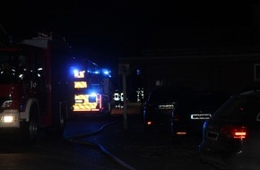 Kreisfeuerwehr Rotenburg (Wümme): FW-ROW: Feuer in einem landwirtschaftlichen Gebäude