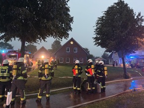 FW-AUR: Vermehrte Blitzeinschl&auml;ge w&auml;hrend n&auml;chtlicher Gewitter