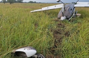 Kreisfeuerwehrverband Rendsburg-Eckernförde: FW-RD: Flugzeugabsturz in Schachtholm