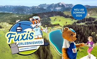 Tourismusverband Annaberg-Lung&ouml;tz: Fuxi & Bruno - entdecke mit dem tierisch starken Duo das Lammertal