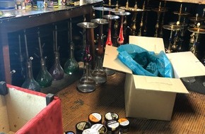 Hauptzollamt Köln: HZA-K: Zoll kontrolliert Shisha-Bars in Bonn und wird überall fündig / mehr als 150 Kilogramm unversteuerten Wasserpfeifentabak sichergestellt