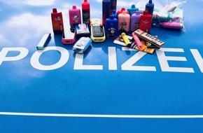 Polizeiinspektion Lüneburg/Lüchow-Dannenberg/Uelzen: POL-LG: ++ Kontrollen auf dem Frühjahrsmarkt ++ Hohe Anzahl an Vapes (elektronische Zigaretten) bei Jugendlichen sichergestellt ++ Gefahren und Aufklärungsarbeit ++