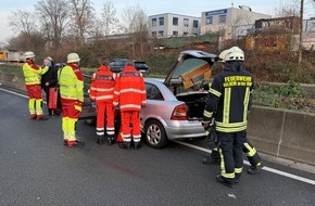 Feuerwehr M&uuml;lheim an der Ruhr: FW-MH: FW-MH: Verkehrsunfall auf der Autobahn A40