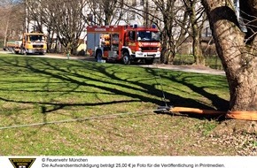 Feuerwehr München: FW-M: Feuerwehr München bei einigen Einsätzen gefordert (Stadtgebiet)