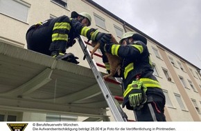 Feuerwehr München: FW-M: Gismo auf Abwegen (Gern)