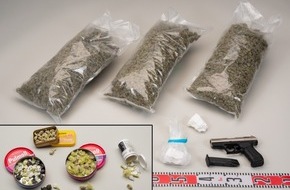Polizei Lippe: POL-LIP: Kreis Lippe/Detmold/Lage/Lemgo. Kokain, Heroin, Marihuana und Bargeld sichergestellt - Durchsuchungsaktion der lippischen Kriminalpolizei.