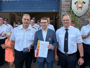 FW-WRN: Löschgruppe Langern feierte rund gelungenes Feuerwehrfest