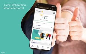 d.vinci HR-Systems GmbH: d.vinci Software-Neuerung: Effektive Bindung mit dem neuen Onboarding-Mitarbeiterportal