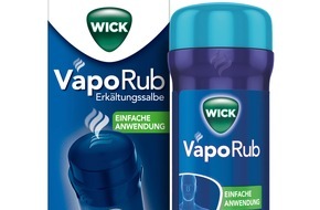 Procter & Gamble GmbH: NEU: Erkältungssalbe WICK VapoRub im Stick-Format - für eine noch einfachere Anwendung ohne verschmierte Hände