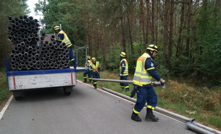 THW-HH MV SH: Alarmierungsübung - Ein abgestürzter Meteorit forderte THW-Einsatzkräfte