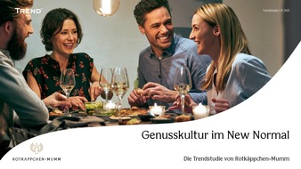 Rotkäppchen-Mumm: Trends und Prognosen 2021 / Rotkäppchen-Mumm: Das Zuhause wird zentraler Ort für gesellige Genussmomente und traditionelle Festlichkeiten bleiben - Sekt und Wein weiter im Trend