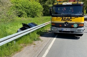 Feuerwehr Plettenberg: FW-PL: Ortsteil Stadtmitte - Verkehrsunfall mit zwei beteiligten PKW verläuft glimpflich