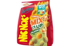 The Lorenz Bahlsen Snack-World GmbH & Co KG Germany: Pressemitteilung: NicNac&rsquo;s z&uuml;ndet die Geschmacksfusion: MIX IT UP Cheese & Jalape&ntilde;o Style