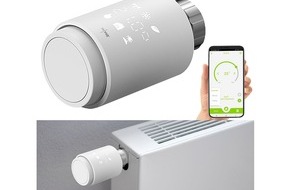 PEARL GmbH: revolt Programmierbares Heizkörper-Thermostat mit Bluetooth, App, LED-Display