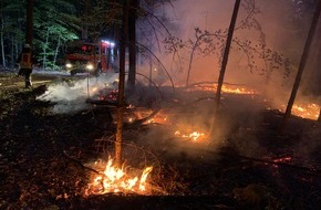 Feuerwehr und Rettungsdienst Bonn: FW-BN: Waldbrand in der Bonner Waldau