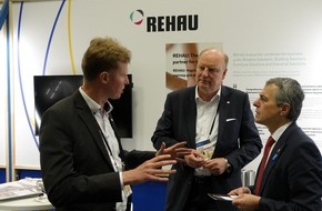 REHAU AG + Co: REHAU präsentiert sich auf URC 2024 in Berlin vernetzt, engagiert und entschlossen.