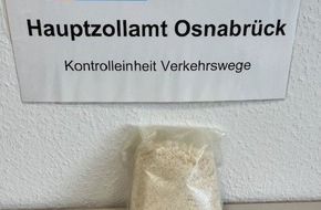 Hauptzollamt Osnabrück: HZA-OS: Osnabrücker Zoll stellt ein Kilogramm 2-CMC sicher