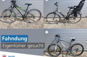 Polizei Wolfsburg: POL-WOB: Polizei sucht Eigentümer von Fahrrädern